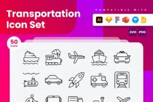 Transportation Vector Icon