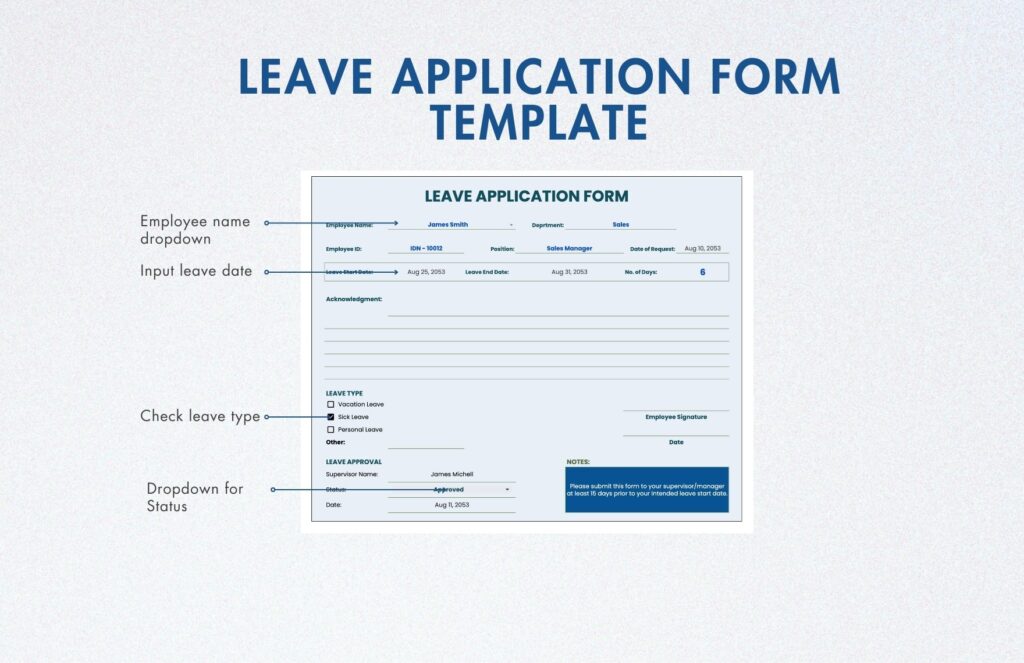 Leave Application – E GRAHOK